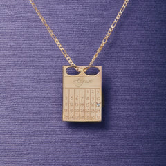 #Dateplate halskæde sterling sølv med en diamant i din mærkedag designet af Szhirley. Dansk eksklusivt håndværk design 