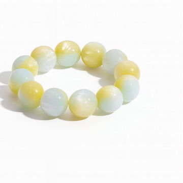 Armbånd - #PastelGlow - Frostet mint grøn & pastel gul - Black Weekend EXCLUSIVE Release