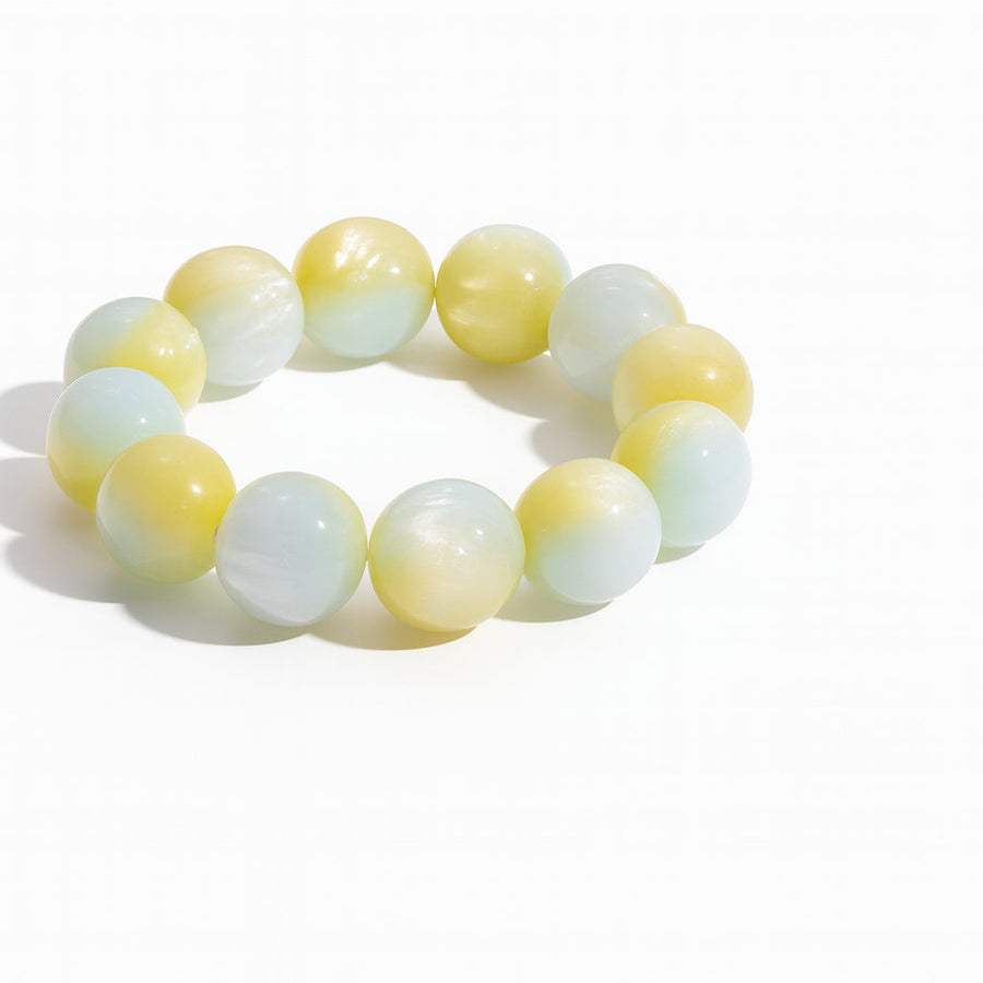 Armbånd - #PastelGlow - Frostet mint grøn & pastel gul - Black Weekend EXCLUSIVE Release