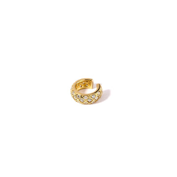 Cuff / Ørering - #BlingThing - Onesize regulerbar størrelse - 18 karat forgyldt Sterling sølv cuff