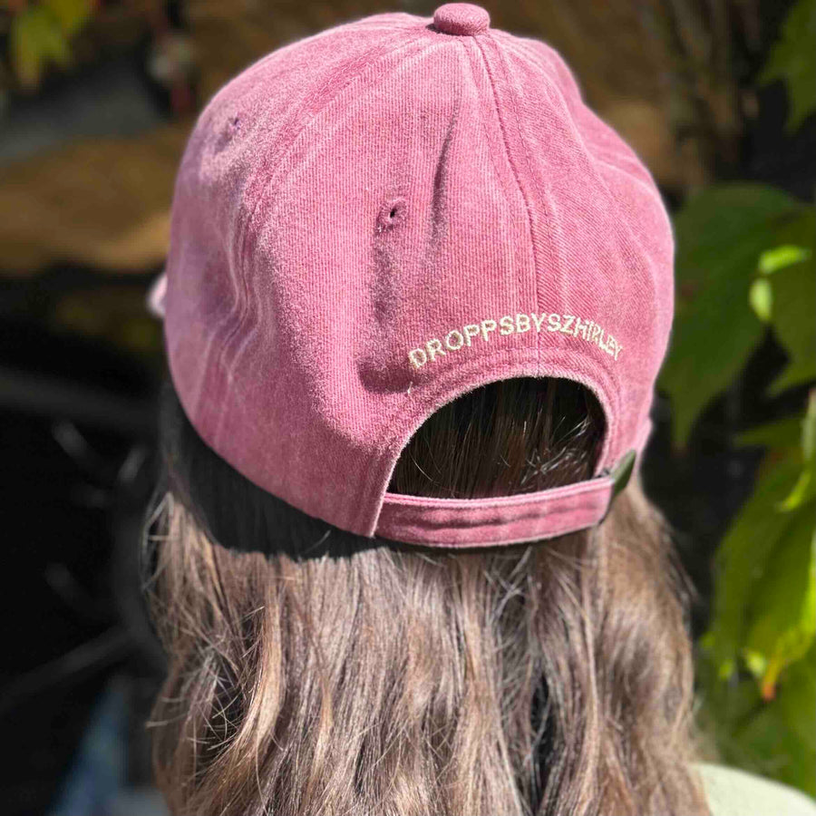 ThirdEye - Cap / Kasket - Bordeaux rød. Dropps By Szhirley. Dansk design. One size fits all. Efterårs cap - kasket. Efterår