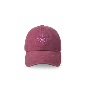 #ThirdEye - Cap / Kasket - Bordeaux rød. Dropps By Szhirley