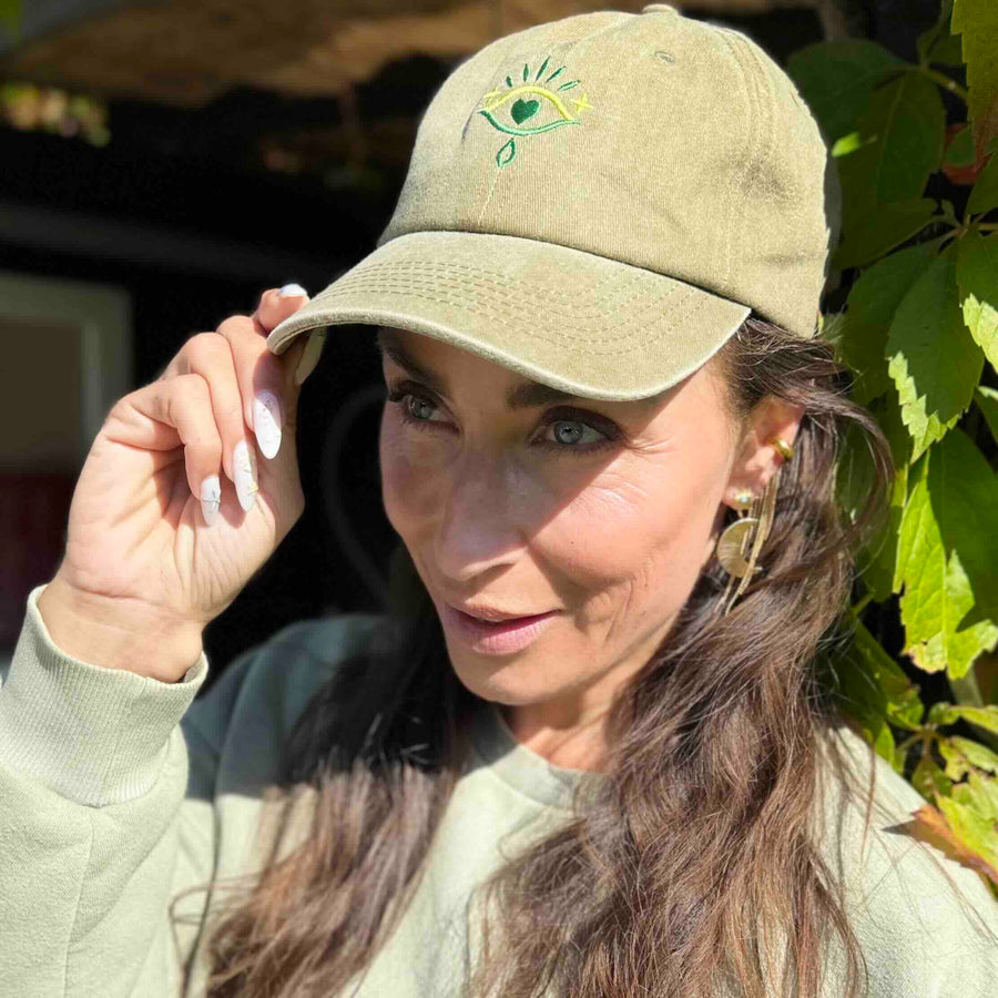 #ThirdEye - Cap / Kasket - Camo grøn. Dropps By Szhirley. Dansk design