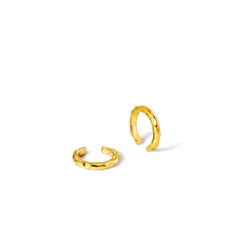 #Cuffy cuff øreringe sæt - 18 karat guldbelagt Sterling Sølv  - SÆT ELLER ENKELTVIS. Dropps Selected Szhirley