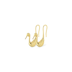 Svane øreringesæt - #Swan - 18 karat forgyldt. Designet af Szhirley 