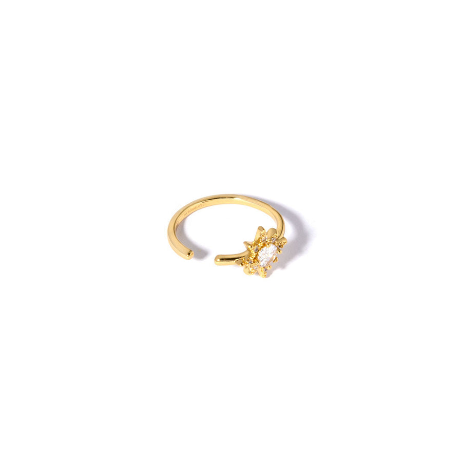 #StarCuff Ørering / Cuff / Fingerringe  - 18 karat forgyldt