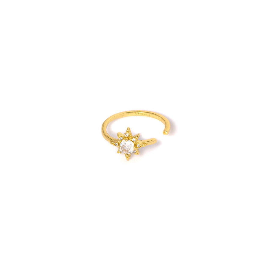 StarCuff Ørering / Cuff / Fingerringe  - 18 karat forgyldt. Håndplukket og udvalgt af Szhirley