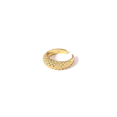 Weaved fingerring / Cuff - onesize - regulerbar størrelse - 18 karat forgyldt Sterling sølv. Håndplukket og udvalgt af Szhirley