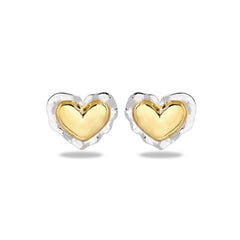 Øreringesæt - #HeartCushion - 18 karat forgyldning. Dropps Selected Szhirley 
