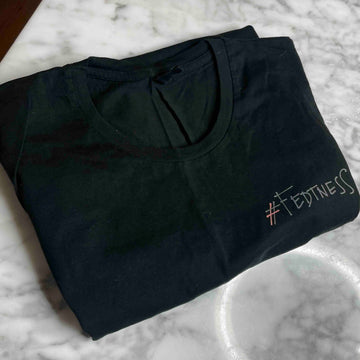 #Fedtness - SORT T-shirt - OUTLET
