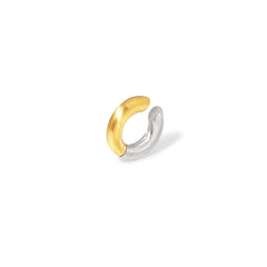 Cuff / Ørering - #TwoTone cuff - 18 karat forgyldt. Dropps Selected. håndplukket af Szhirley 