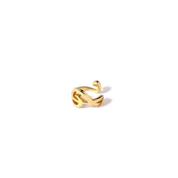 Cuff / Ørering - #InKey - Onesize regulerbar størrelse - 18 karat forgyldt Sterling sølv cuff