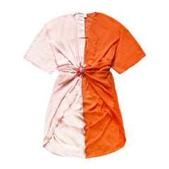 2 farvet abrikos og pudder farvet kimono #Breeze - One Size. Designet af Szhirley 