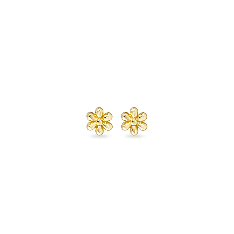 Marguerit øreringe sæt - #MiniDaisy- 18 Karat forgyldt Sterling - Roundbacks. Dropps By Szhirley 