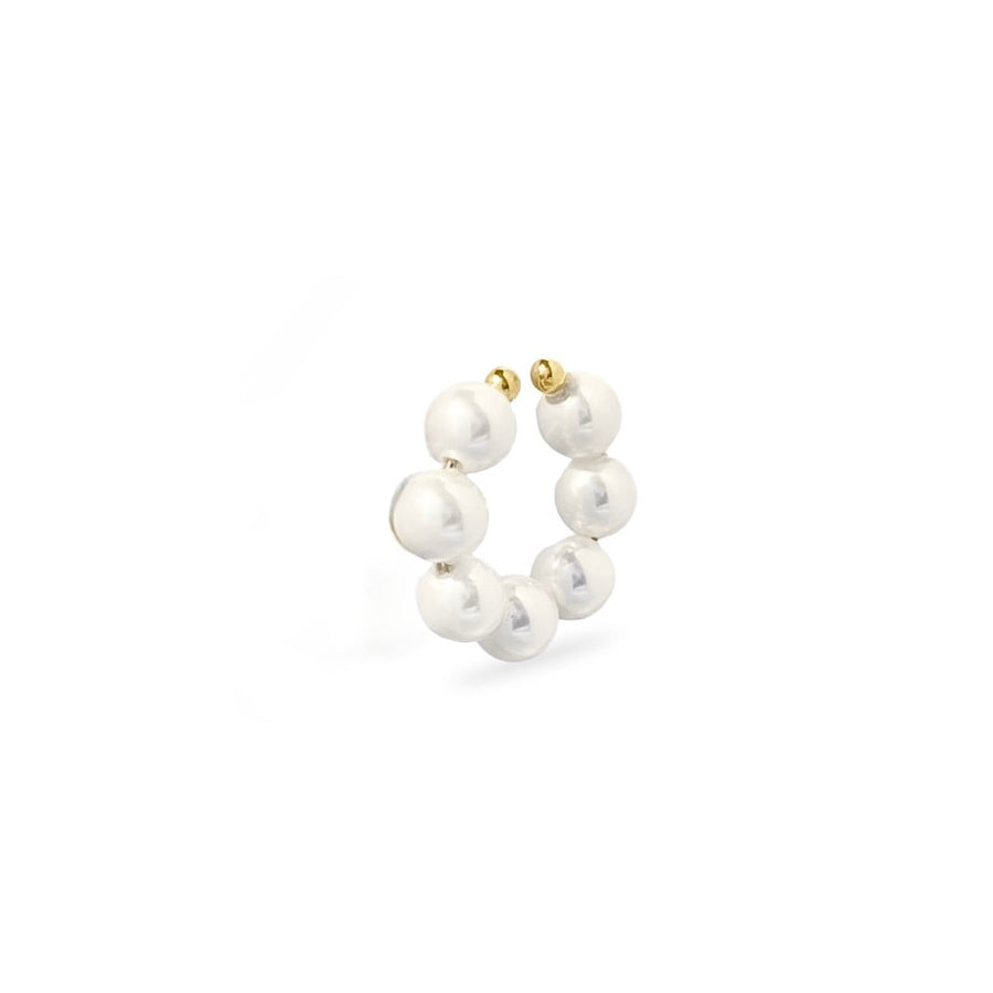 Øreringesæt / Hoops og Cuff - 2 PAK - #TooPearly - 18 Karat forgyldt og ferskvandsperler - SPAR 49 KR!