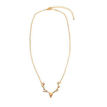 #Dearest halskæde - jule halskæde med gevir i 18 Karat forgyldt messing.