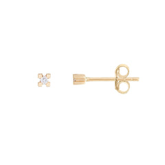 Twinkles Ørering - 14 karat guld med diamant Dropps Exclusive Designet af Szhirley. Dropps EXCLSV